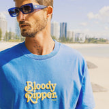 Bloody Ripper Regular Tee in Blue