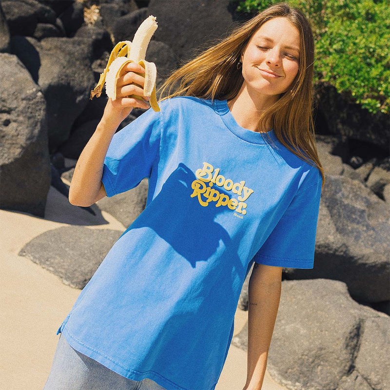 Bloody Ripper Regular Tee in Blue