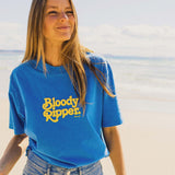 Bloody Ripper Regular Tee in Blue