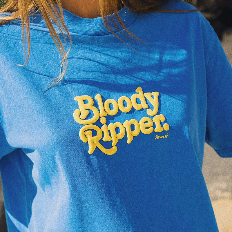 Bloody Ripper Regular Tee in Blue