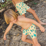 Cactus Jack Junior Swim Shorts in Yellow