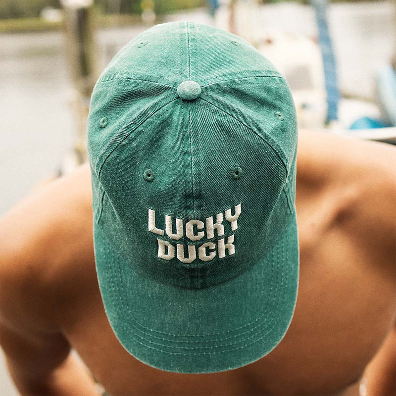 Lucky Duck Cap in Green