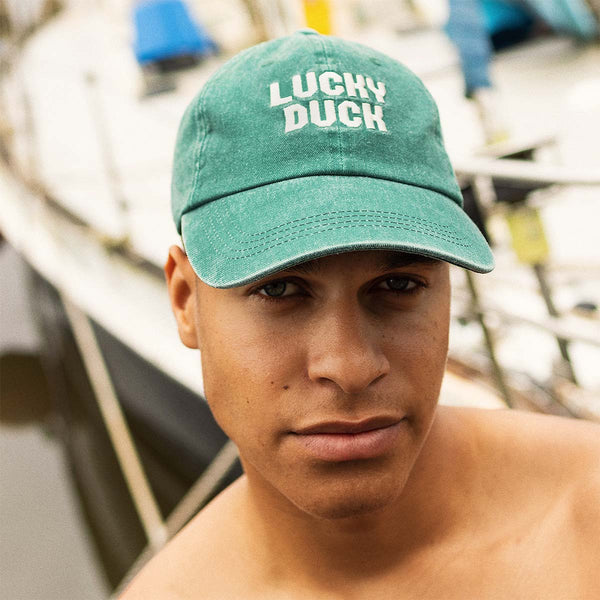 Lucky Duck Cap in Green