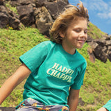 Happy Chappy Teen Regular Tee in Green