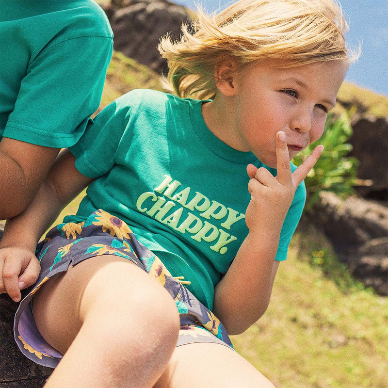 Happy Chappy Junior Regular Tee in Green