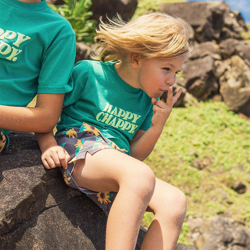 Happy Chappy Junior Regular Tee in Green