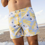 Happy Cocky Swim Shorts in Light Blue