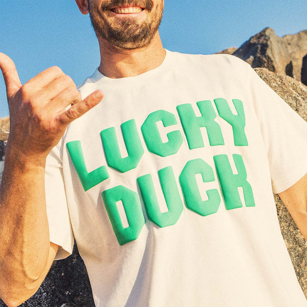 Lucky Duck Regular Tee in White