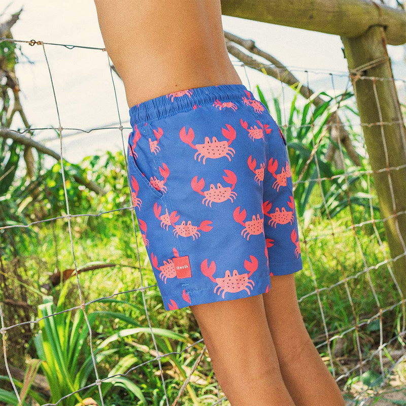 Mr. Pinchy Teen Swim Shorts in Royal Blue