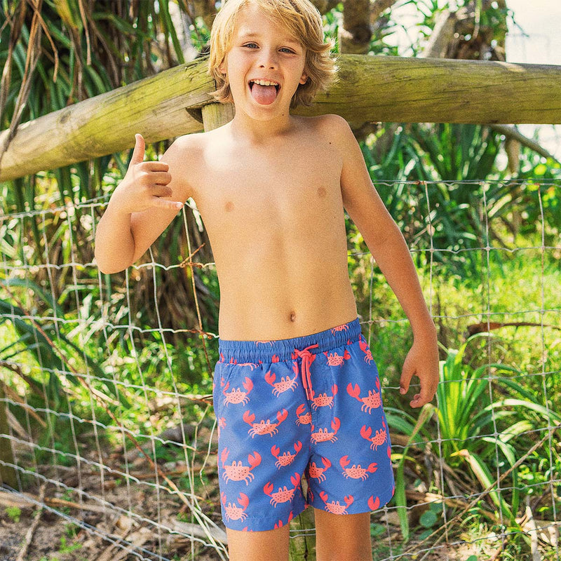 Mr. Pinchy Teen Swim Shorts in Royal Blue