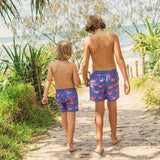 Mr. Pinchy Teen Swim Shorts in Royal Blue