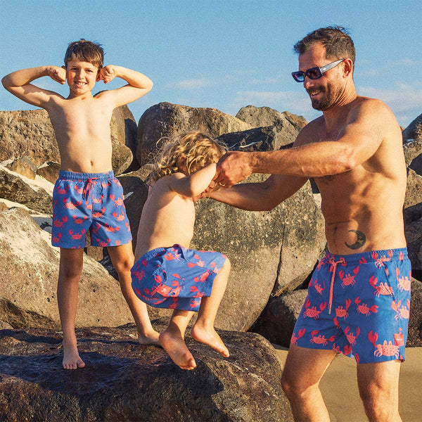 Mr. Pinchy Swim Shorts in Royal Blue