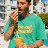 Pleasure Treasure Regular Tee in Green