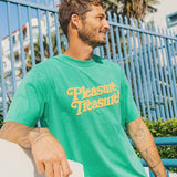 Pleasure Treasure Regular Tee in Green