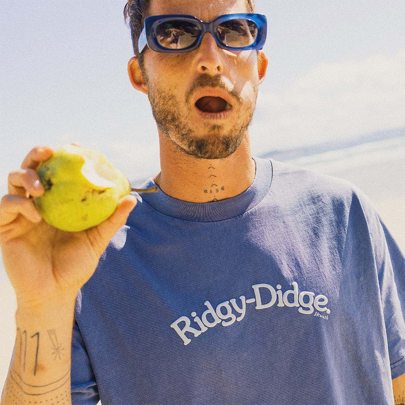 Ridgy Didge Regular Tee in Navy