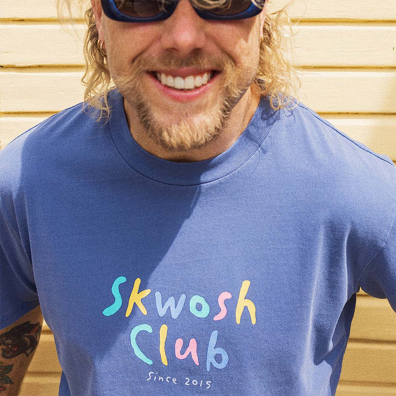 Skwosh Since 15 Regular Tee In Navy