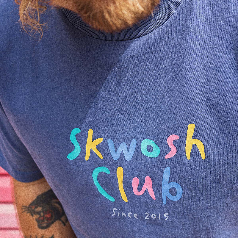 Skwosh Since 15 Regular Tee In Navy