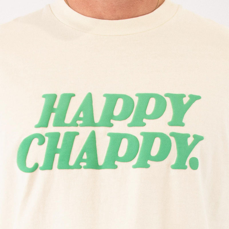 Happy Chappy Regular Tee in Ecru