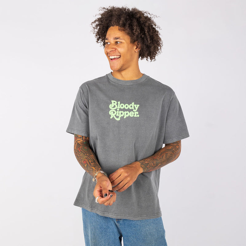 Bloody Ripper Regular Tee in Charcoal