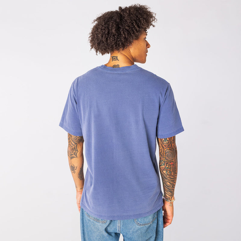 Skwosh Emblem Regular Tee In Navy