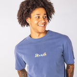 Skwosh Emblem Regular Tee In Navy