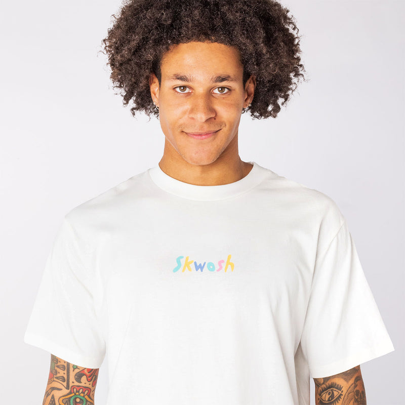 Skwosh Emblem Regular Tee In White