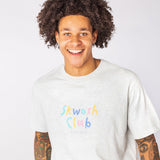 Skwosh Since 15 Regular Tee In Snow Marle