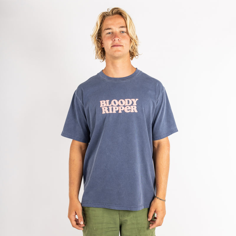 Bloody Ripper Regular Tee in Navy