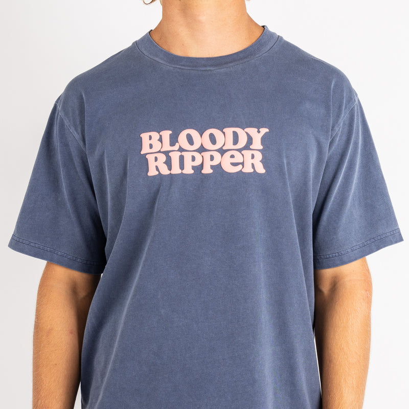 Bloody Ripper Regular Tee in Navy