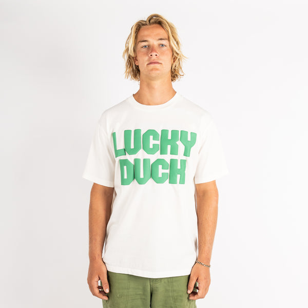 Lucky Duck Regular Tee in White