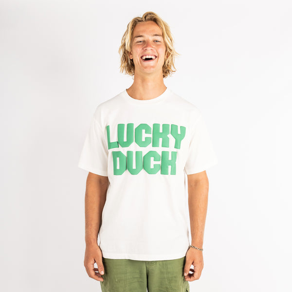 Lucky Duck Regular Tee in White