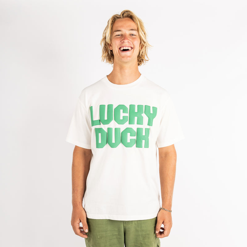 Lucky Duck Regular Tee in White