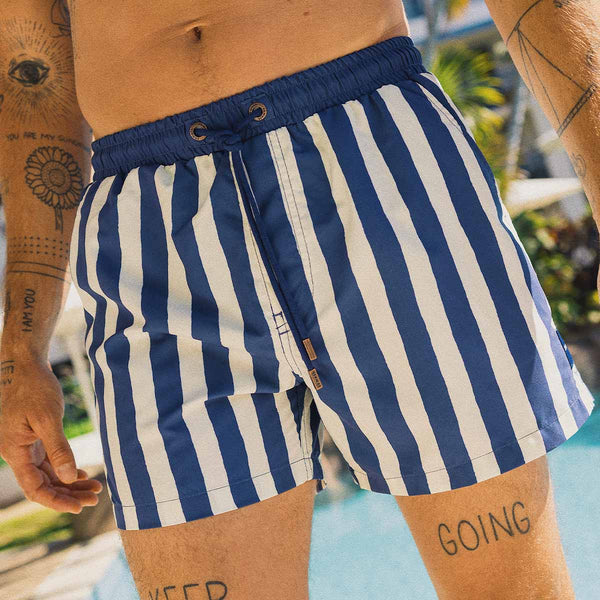 Sorrento Stripe Swim Shorts