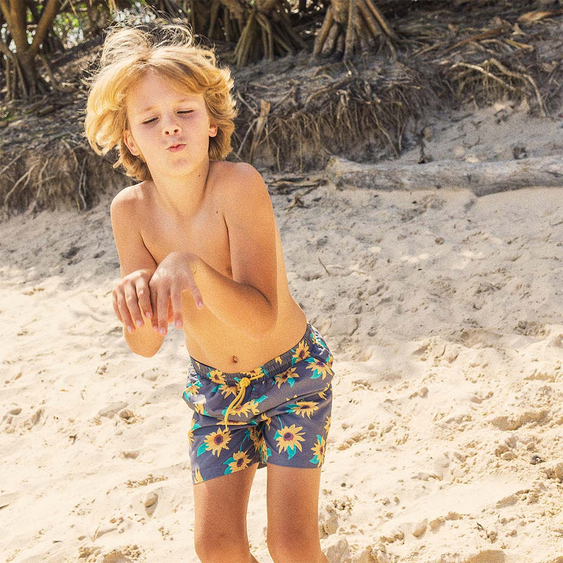 Sunny Boy Teen Swim Shorts in Charcoal