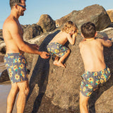 Sunny Boy Swim Shorts in Charcoal