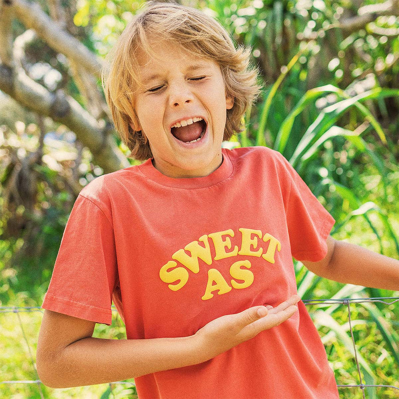 Sweet As Teen Regular Tee in Red