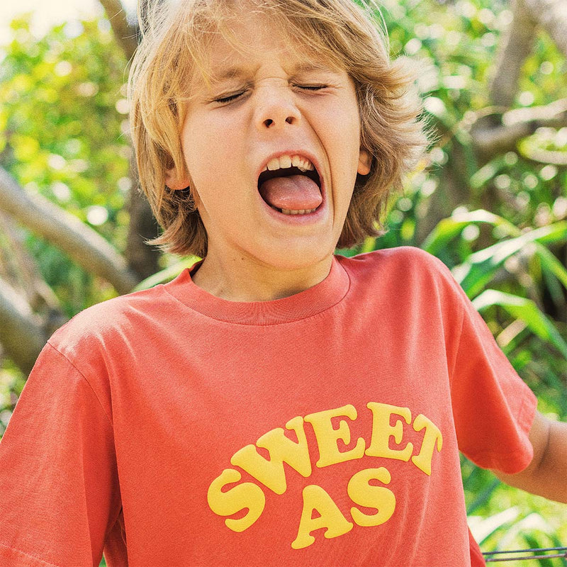 Sweet As Teen Regular Tee in Red