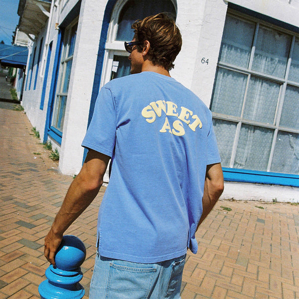 Sweet As Regular Tee in Blue