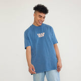 Yeah Nah Regular Tee in Navy