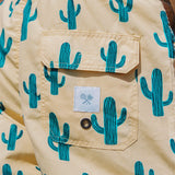 Cactus Jack Swim Shorts in Yellow