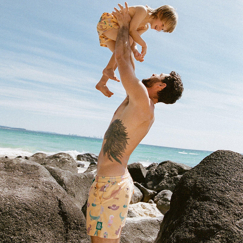 Father and baby swim hot sale shorts