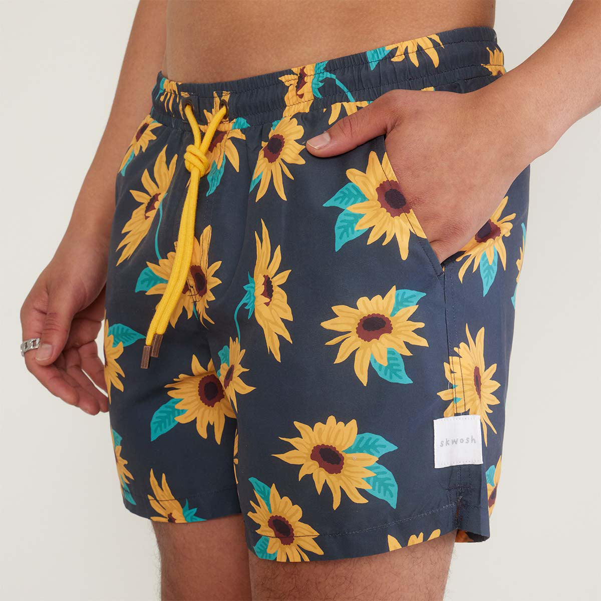 Sunflower woven handmade shorts w/inseam shops