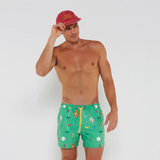 In The Hole Swim Shorts in Green